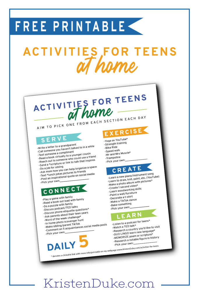 Join At Home Activities Kristen Duke   Activities For Teens At Home 683x1024 