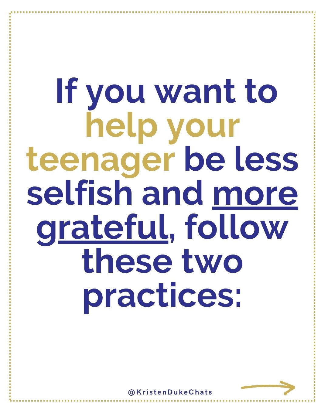 How to help your teenager be more GRATEFUL