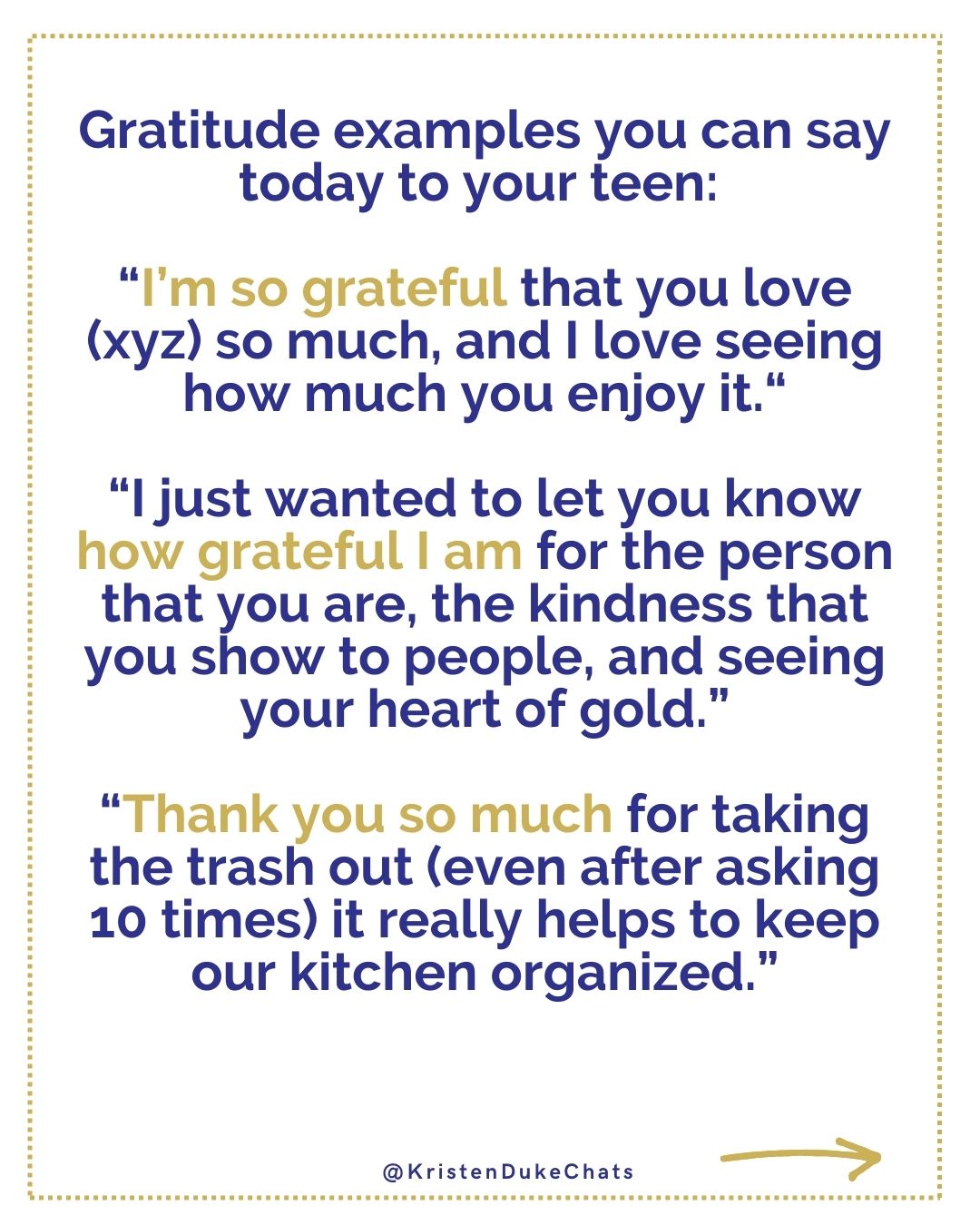 How to help your teenager be more GRATEFUL